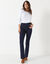 Jean bootcut ultra confort, petite stature (dark blue)
