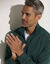 Sweat molleton col camionneur zippé (vert sapin)