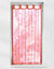 Vitrage droit voile uni finition pattes (terracotta)