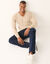 Pull col V 80% laine (taupe clair)