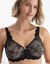 Soutien-gorge forme minimiseur dentelle bicolore « Contouring Sensation » - avec armatures  (noir)