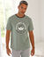 T-shirt pyjama imprimé manches courtes (vert)