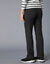 Pantalon droit en coton issu de l'agriculture biologique (noir)
