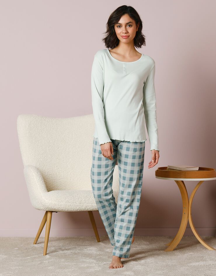 Pantalon de pyjama à carreaux (vert) Pantalon de pyjama à carreaux (vert)