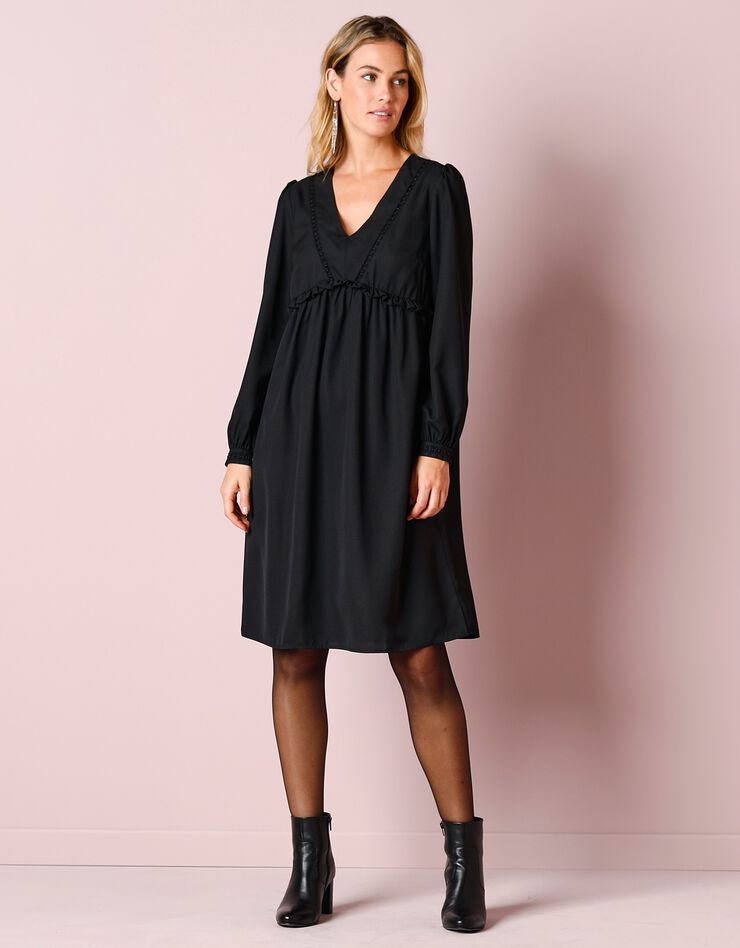 Robe à volants (noir) Robe à volants (noir)