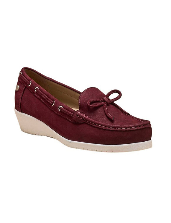 Mocassins compensés largeur confort (rose)