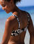 Haut de maillot de bain avec armatures Linao - forme balconnet (noir / &eacute;cru)