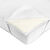Housse imperméable extensible et élastiquée pour surmatelas (blanc)