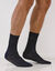Mi-chaussettes fil d'Ecosse effet massant - lot de 2 paires (noir)