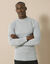 Tee-shirt sous-vêtement homme col montant manches longues chaleur intense - lot de 2 (gris chiné)