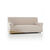 Housse unie fauteuil canapé bi-extensible  (ficelle)