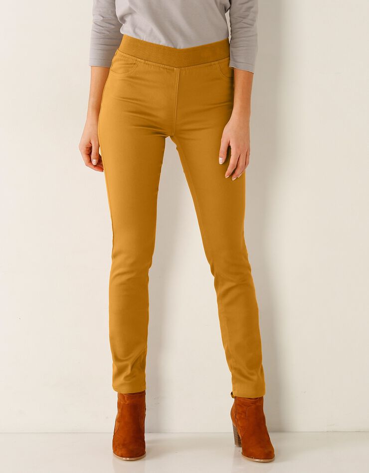 Jegging taille élastiquée ultra confort - petite stature (safran) Jegging taille élastiquée ultra confort - petite stature (safran)