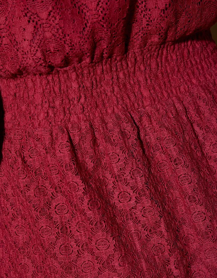 Robe longue dentelle macramé (paprika) Robe longue dentelle macramé (paprika)