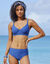 Haut de maillot de bain forme corbeille Calayo, avec armatures (bleu)