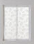 Vitrage passe-tringle motif plumes (blanc)