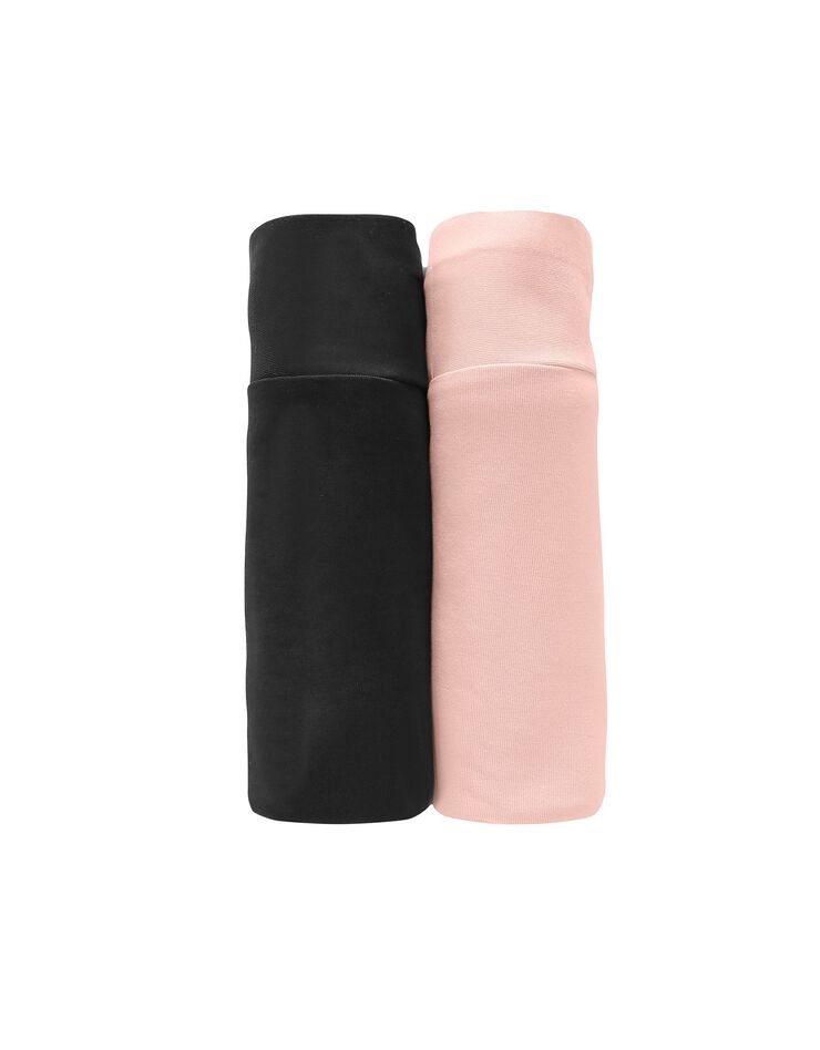 Panty coton stretch invisible et anti-frottement- lot de 2 (noir + nude) Panty coton stretch invisible et anti-frottement- lot de 2 (noir + nude)