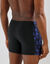 Boxer de bain mi-long (noir / bleu)