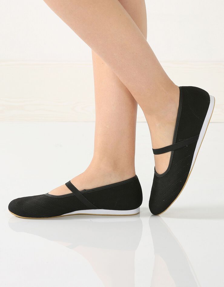 Ballerines élastiquées (noir) Ballerines élastiquées (noir)
