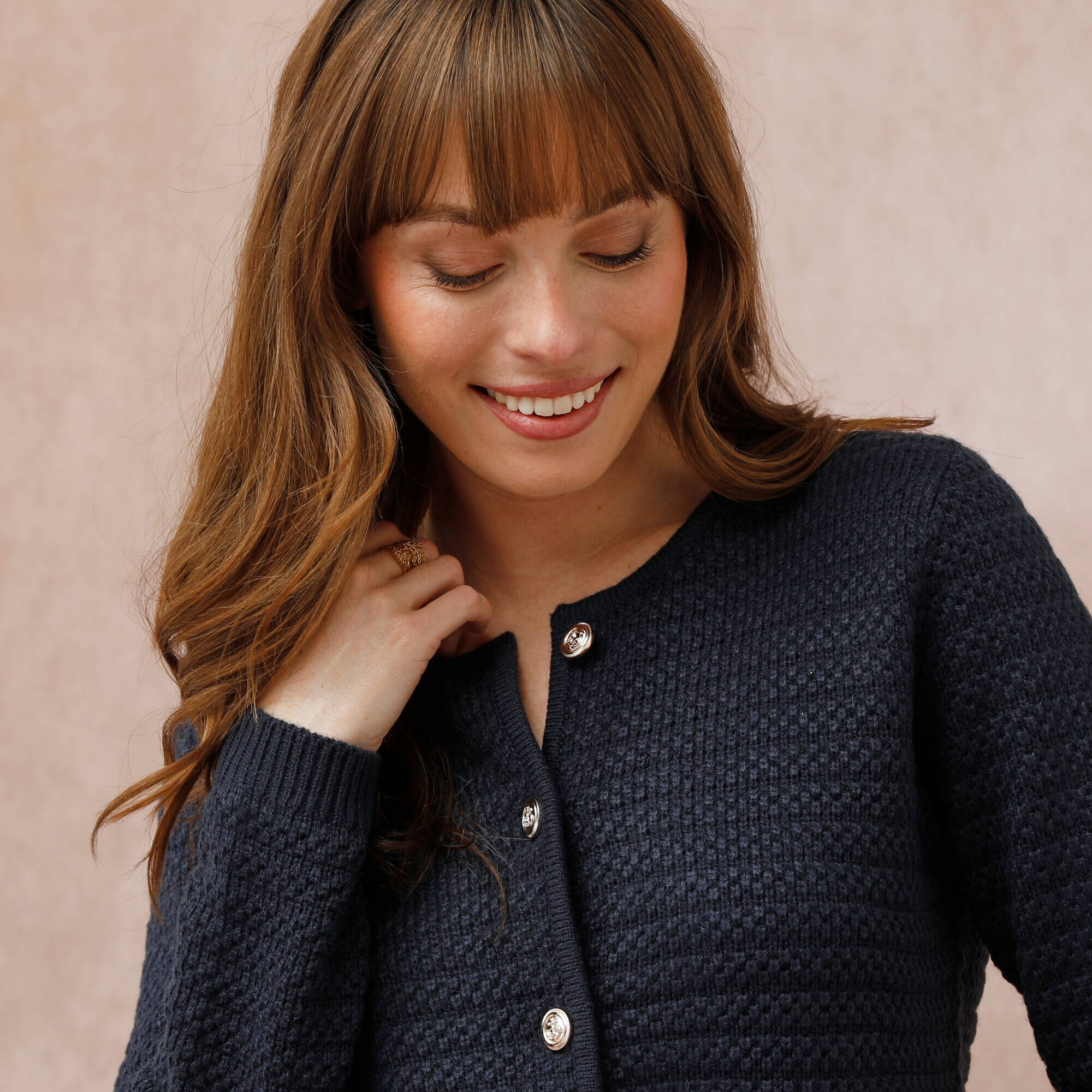 Cardigan / Gilet Rouge Orangé Blancheporte Taille M (38/40) - Neuf Sans étiquettes, Couleur Vibrante