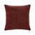 Housse de coussin tissage chenille - lot de 2 (tomette)