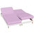 Drap-housse uni sommier articulé flanelle bonnets 26 cm (lavande)