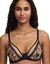 Soutien-gorge foulard tulle brodé Suzy, avec armatures (noir)