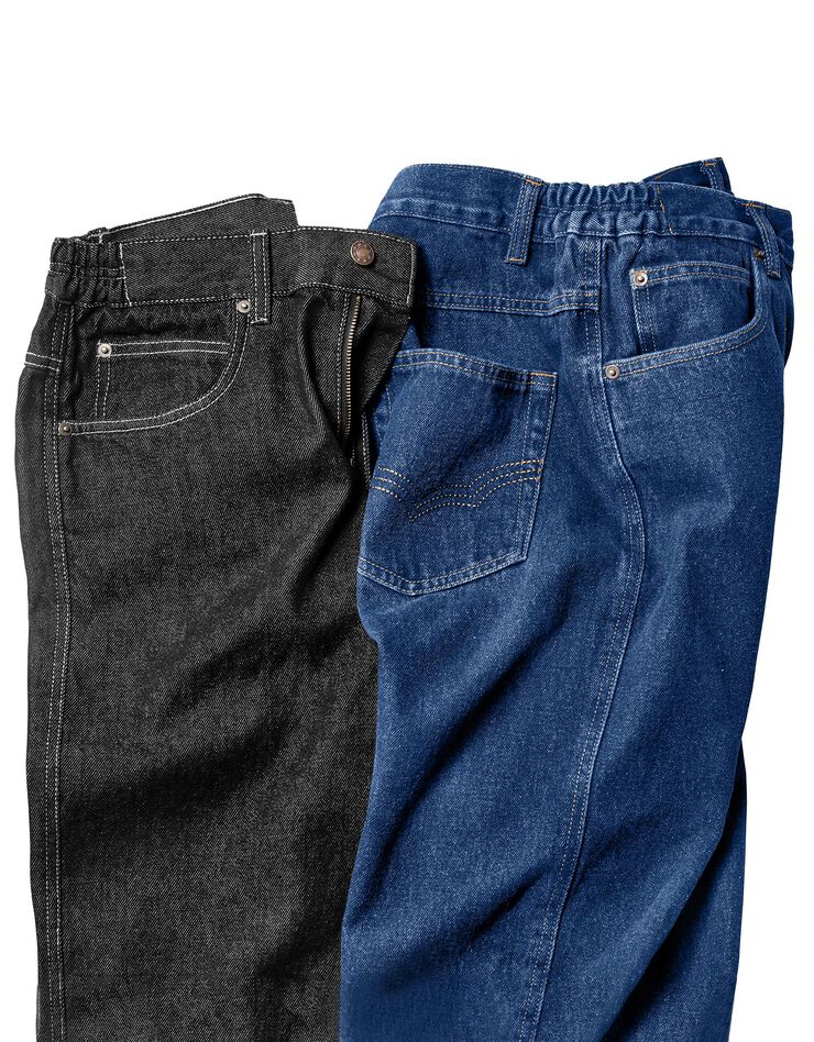 Jean coupe confort ceinture élastiquée (black) Jean coupe confort ceinture élastiquée (black)