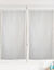Vitrage voile brodé serpentins - la paire (beige)