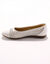 Ballerine cuir ajouré (blanc)