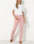 Pantalon sculptant, 5 poches (bois de rose)