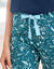 Pantalon de pyjama – fleuri émeraude (émeraude)