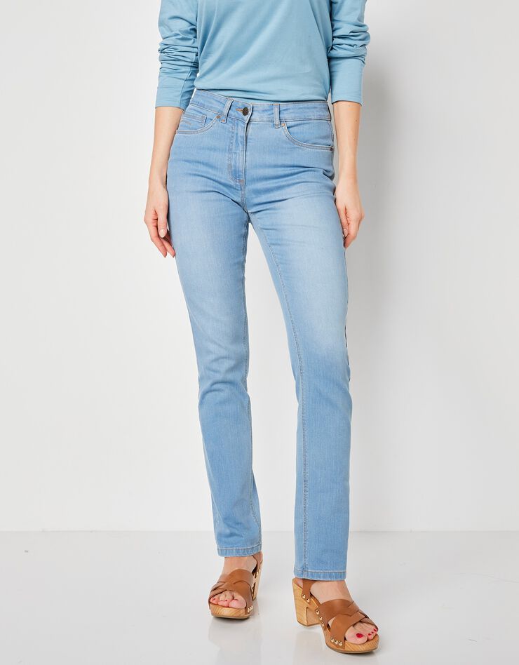 Jean stretch coupe droite (bleached) Jean stretch coupe droite (bleached)