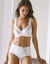 Soutien-gorge minimiseur tulle brodé Caprera  - avec armatures (ivoire)