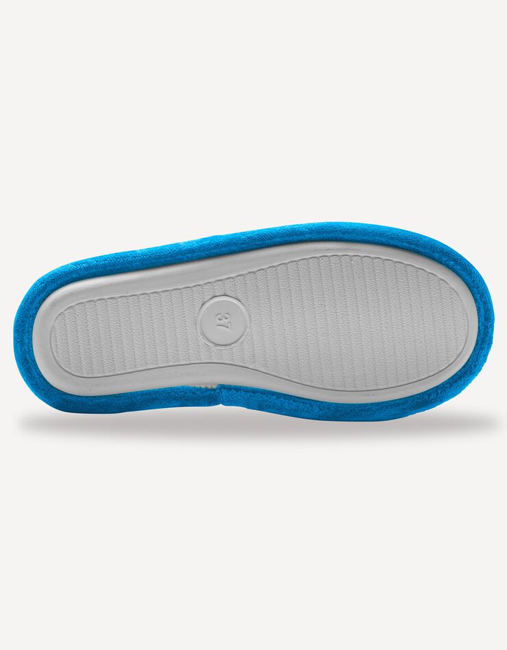 Mules motifs "chats" (gris / turquoise) Mules motifs "chats" (gris / turquoise)