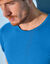 T-shirt sous-vêtement homme col rond - lot de 3 (bleu)