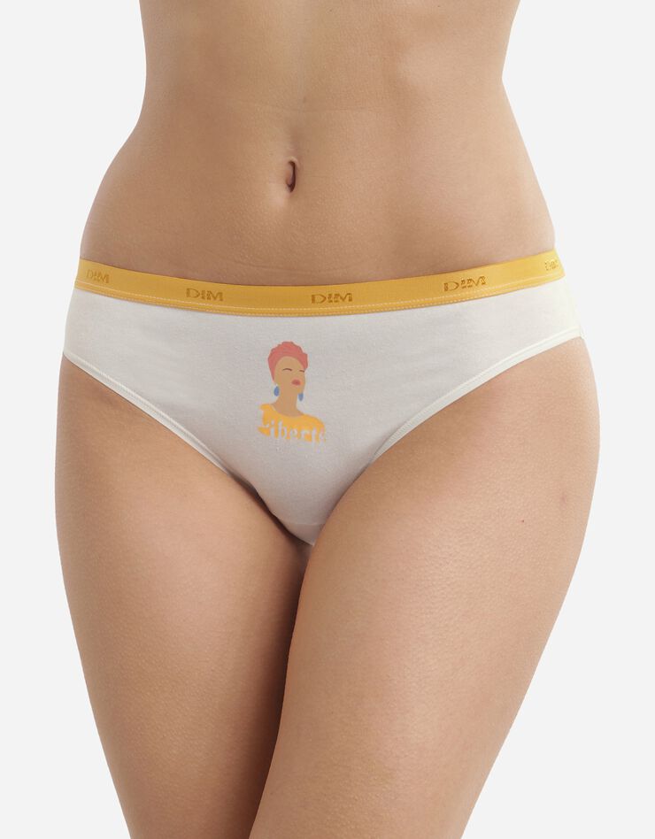 Culotte midi imprimé Savanna - lot de 5 (blanc multicolore) Culotte midi imprimé Savanna - lot de 5 (blanc multicolore)