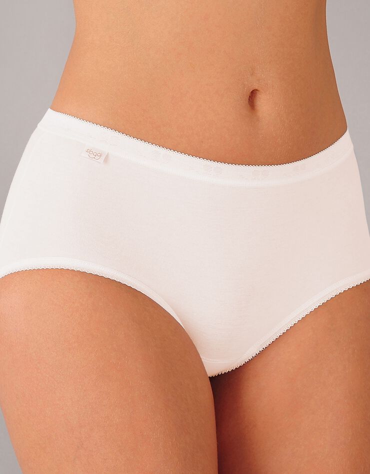 Culotte midi Basic - lot de 3 (nacré) Culotte midi Basic - lot de 3 (nacré)