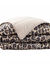Couette microfibre motif l&eacute;opard 400 g/m&sup2; (sable / noir)