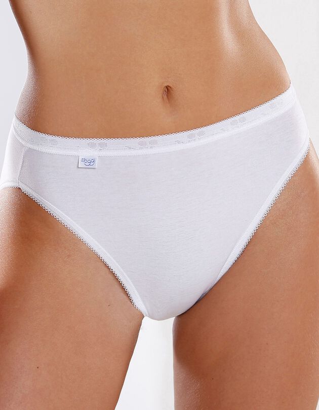 Culotte taï Basic - lot de 3 (blanc)