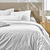Linge de lit uni - coton bio** (blanc)