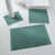 Tapis de bain &eacute;ponge liteau chevron (eucalyptus)