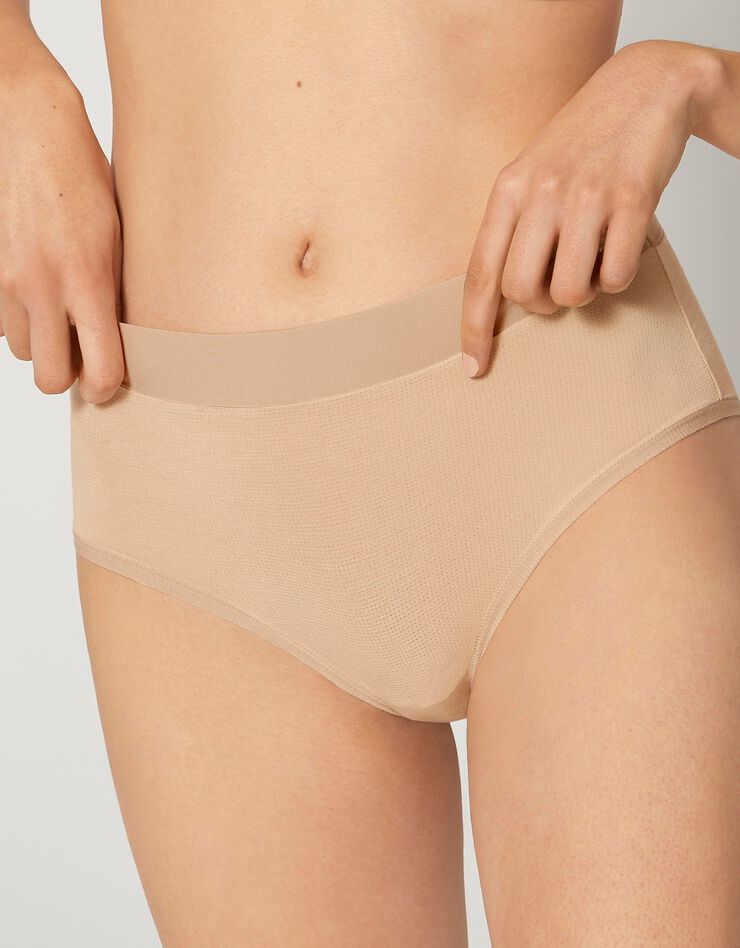 Culotte maxi taille unique extensible beige Go Allround - Lot de 2 (beige) Culotte maxi taille unique extensible beige Go Allround - Lot de 2 (beige)