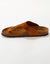 Mule entredoigt croûte de cuir certifié LWG (marron)