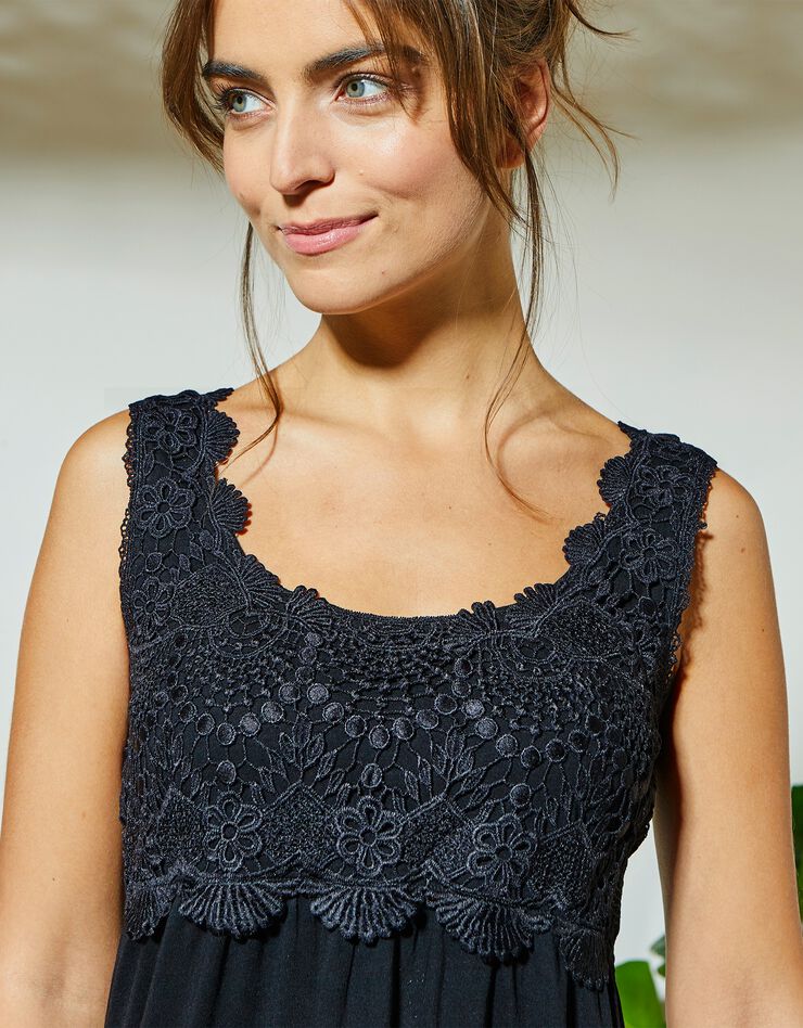 Débardeur macramé (noir) Débardeur macramé (noir)