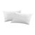 Coussin carré rectangulaire à recouvrir - lot de 2 (blanc)