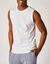 T-shirt col rond sans manches - lot de 3 (blanc)