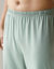 Pantalon pyjama coton uni (vert)