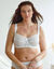 Soutien-gorge forme minimiseur dentelle Kalapana, avec armatures flexibles. (ivoire)
