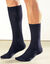Mi-chaussettes 90% laine - lot de 2 paires (marine)