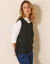Pull sans manches, forme boite (noir)